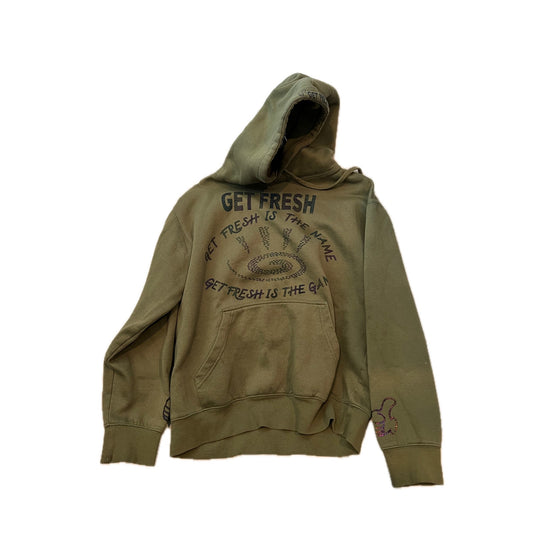 Get Fresh Army Green Pullover hoodie Mens Med