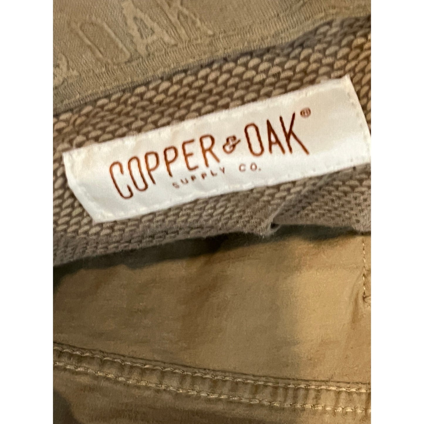 Copper and Oak Tan Chino Pants Mens 36x32