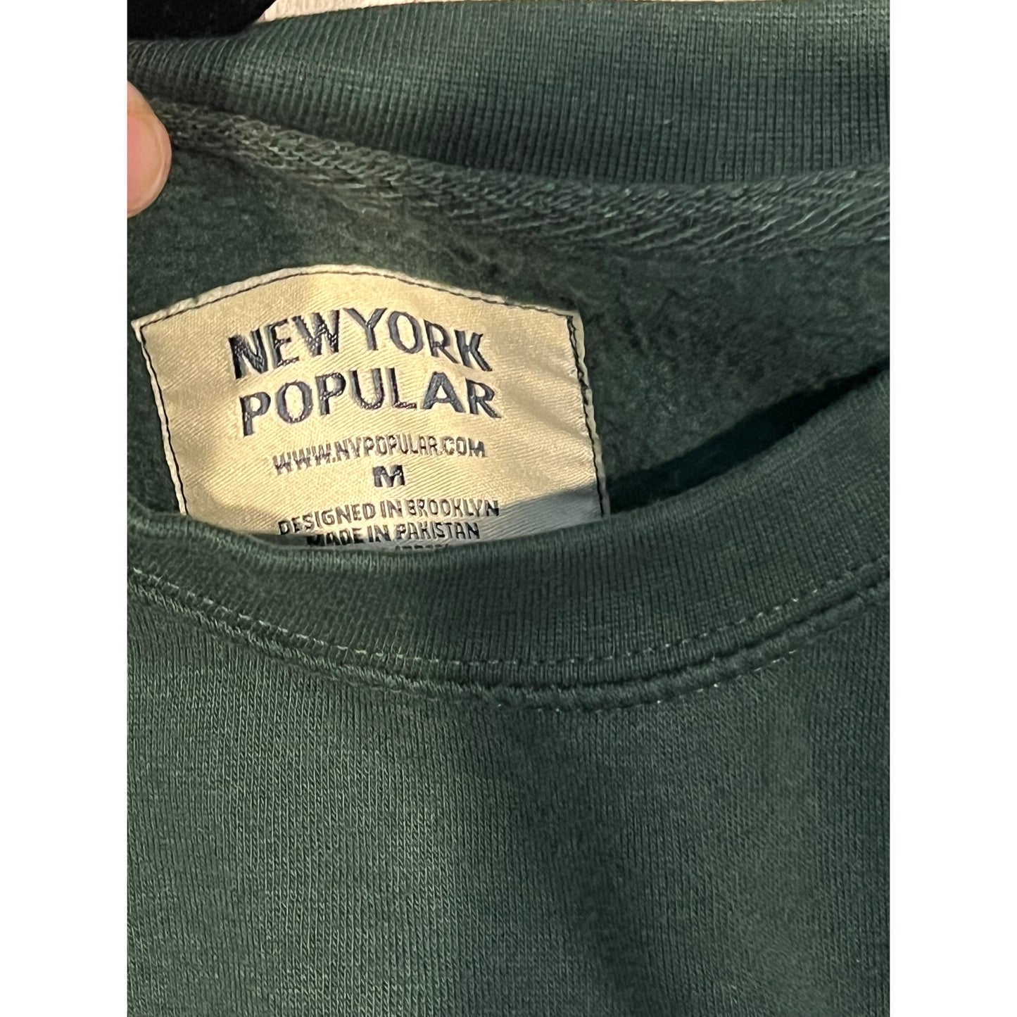 New York Popular Brand Chicago Green Crewneck Mens Medium