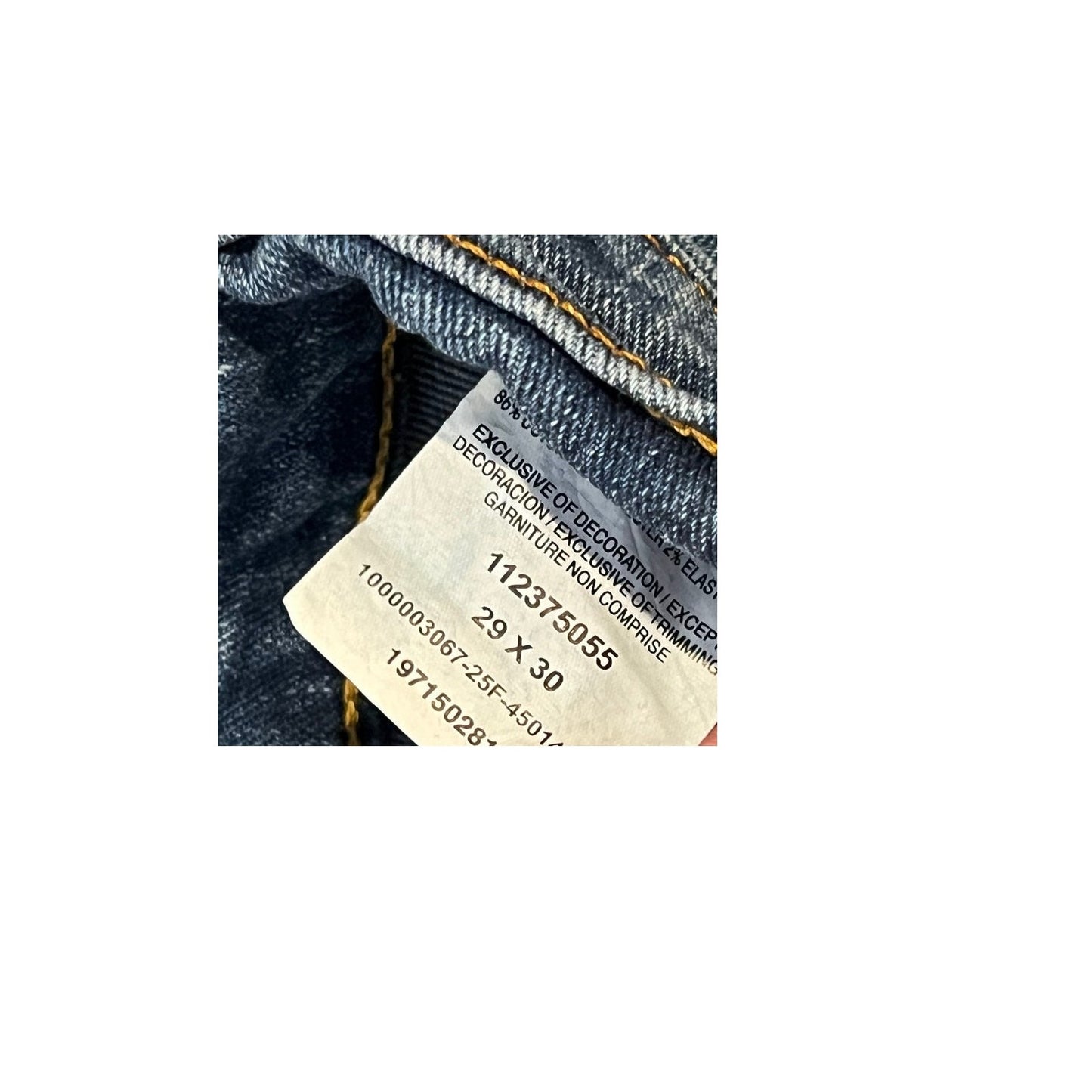 Lee Jean Droit Homme 29x30