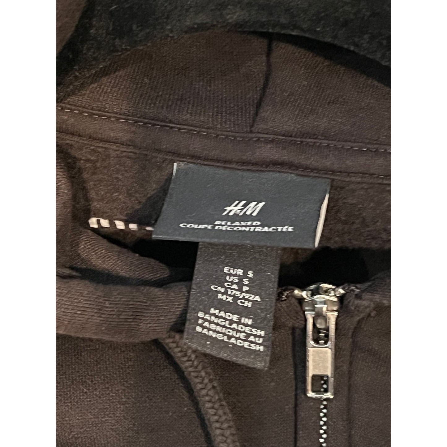 H&M + Guns N Roses Black Full Zip Up Hoodie Mens Small