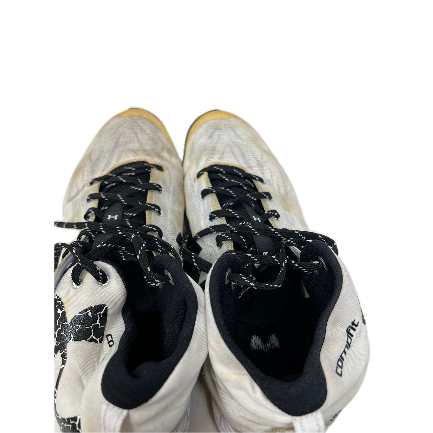 Under Armour Fireshot White Black Gold Mens 13