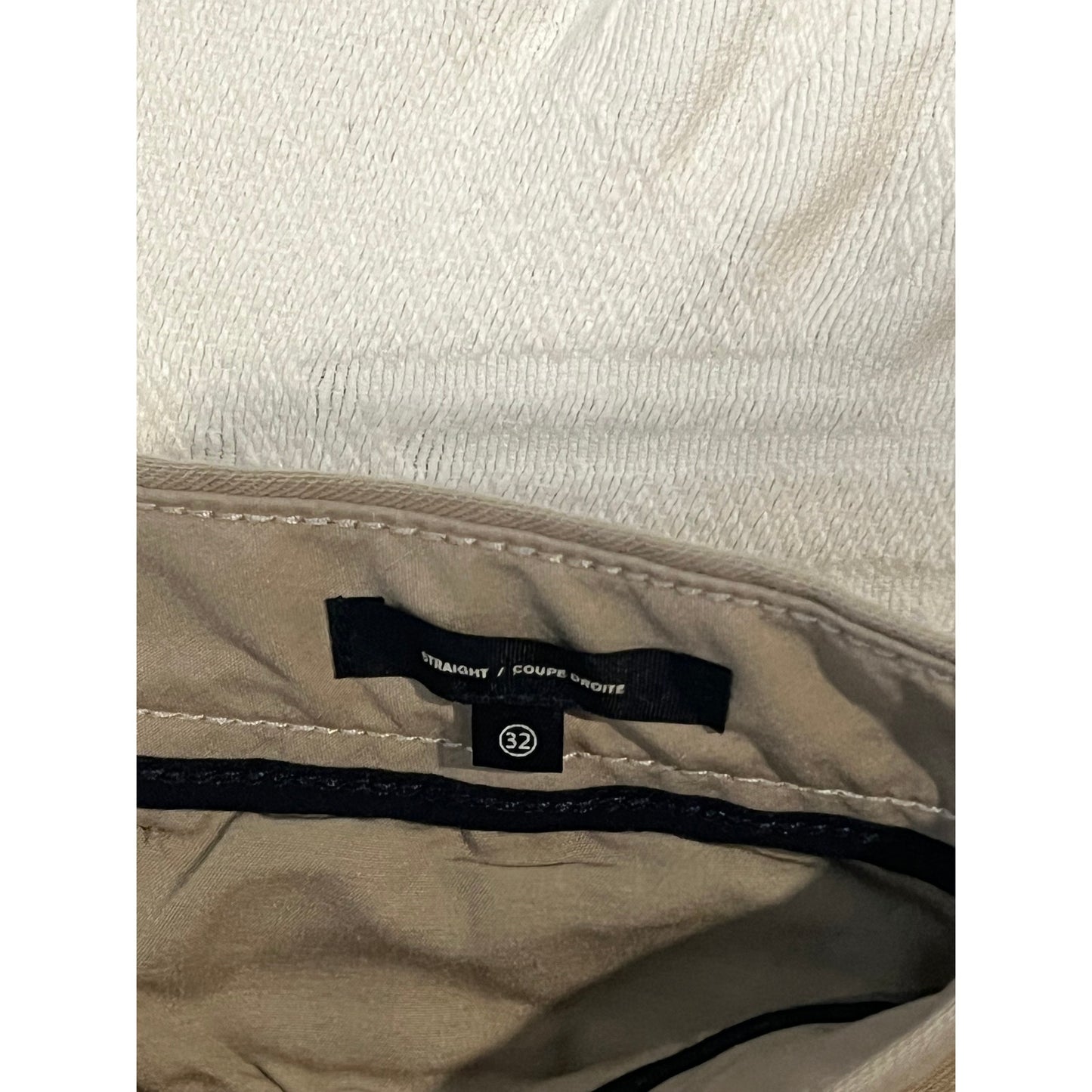 Dockers Straight Fit Tan Flat Front Chinos Mens 32x32