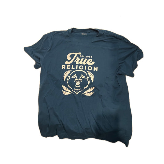 True Religion Sea Green T-Shirt Mens 3XL