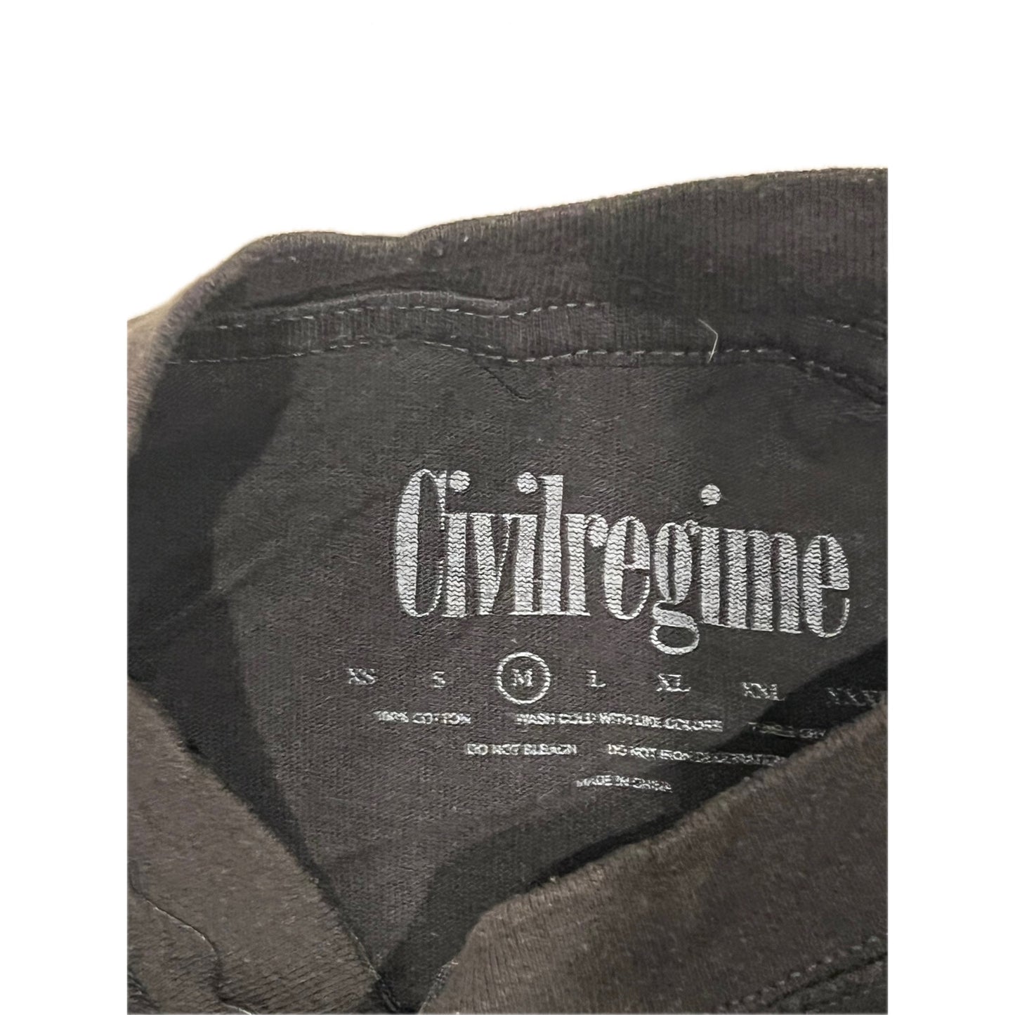 Civil Regime Roses from Concrete T-Shirt Mens Med