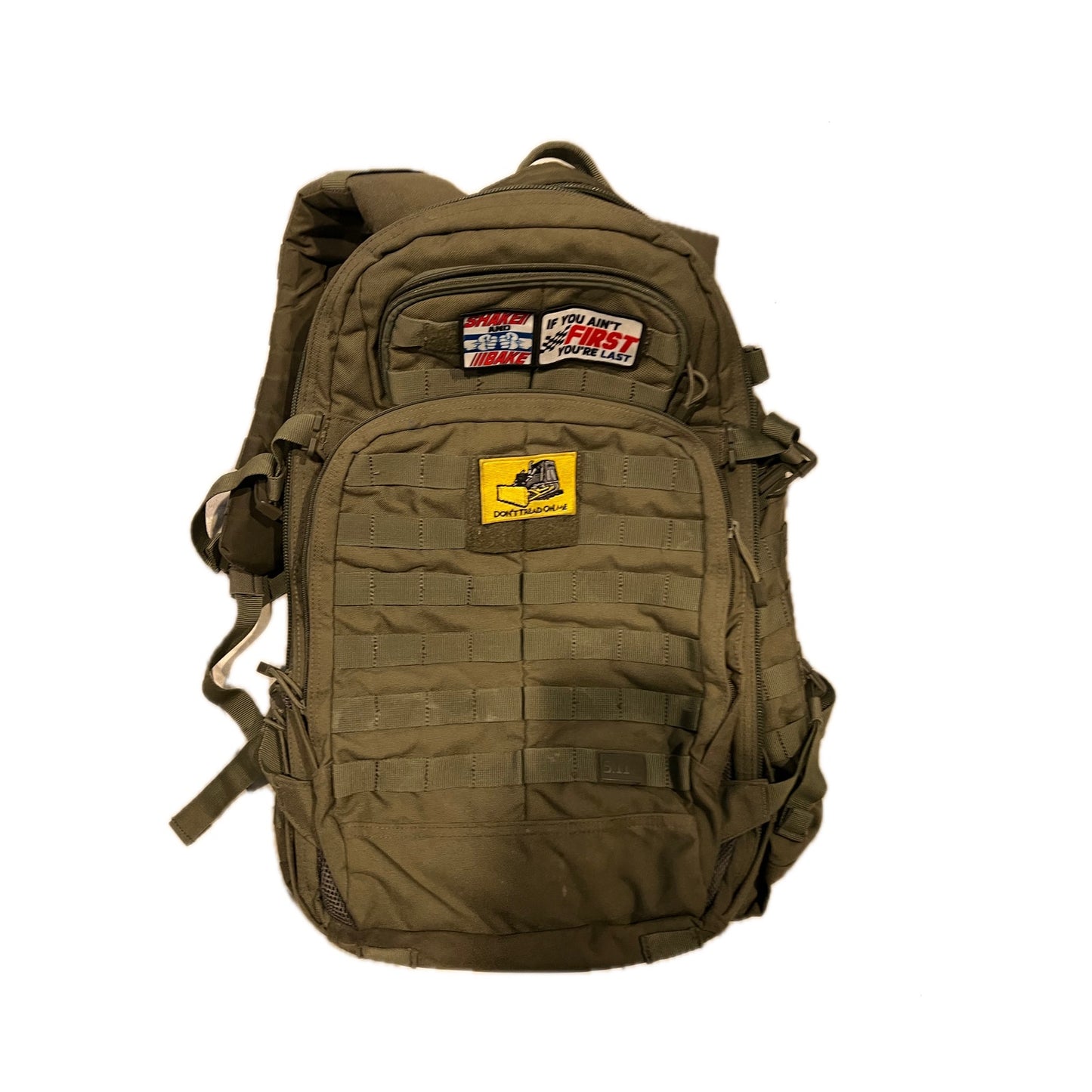 5.11 RUSH 12 2.0 Backpack 24L W Patches Army Green