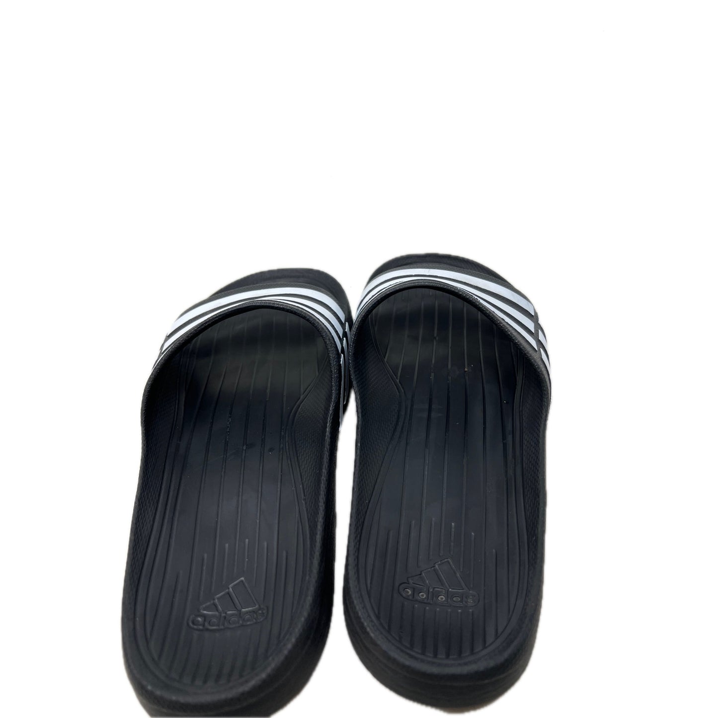 adidas Adilette Shower Slides Core Black Cloud White Talla de Hombre 8