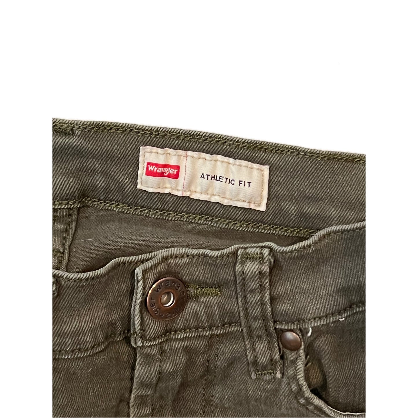 Wrangler Slim Straight Distressed Black Jeans Mens 27x28