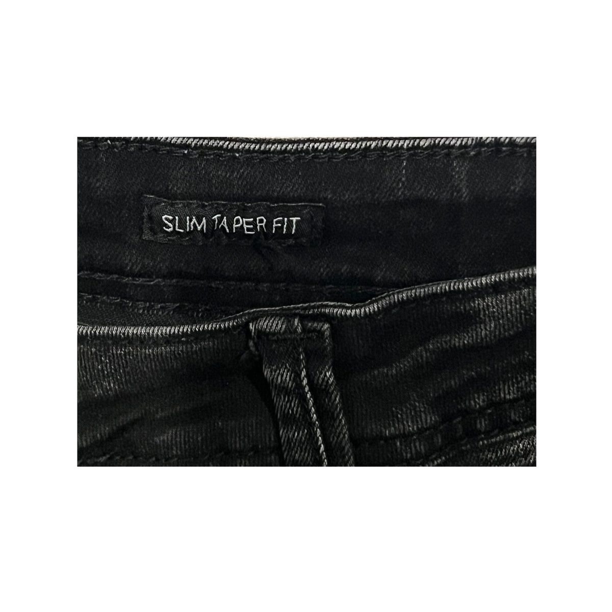 Switch Remarkable Slim Taper Black Jeans 36x34