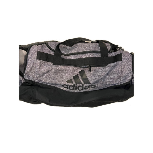 Adidas Defender Medium Gray Black Gym Bag