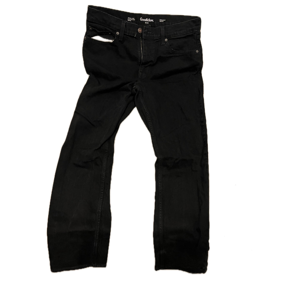 Goodfellow Straight Black Jeans Mens 34x32