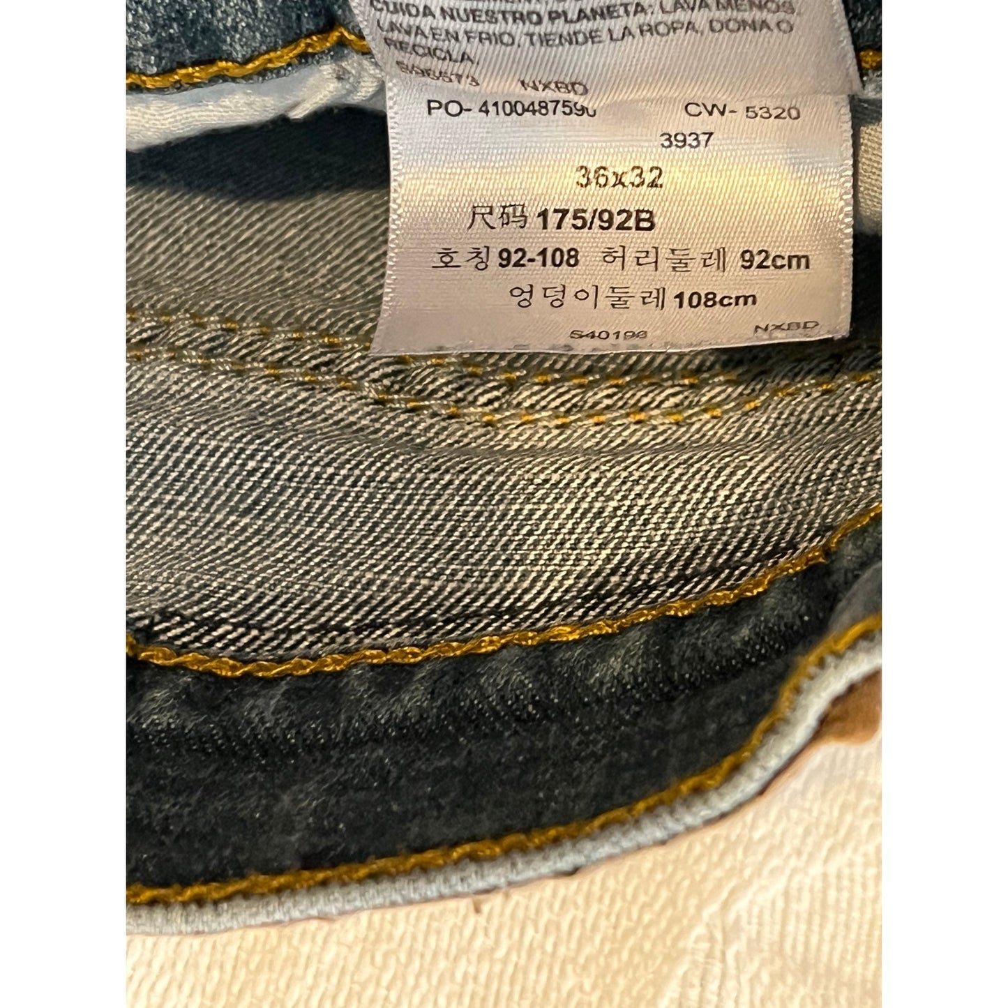 Levi's Signature S51 Straight Jeans Mens 36x32