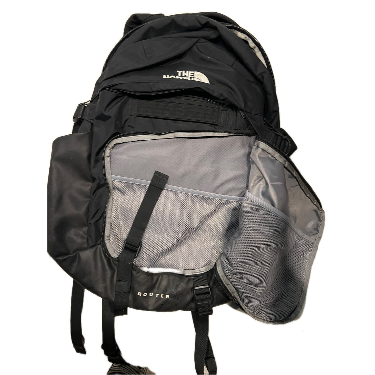 The North Face Router Black Backpack