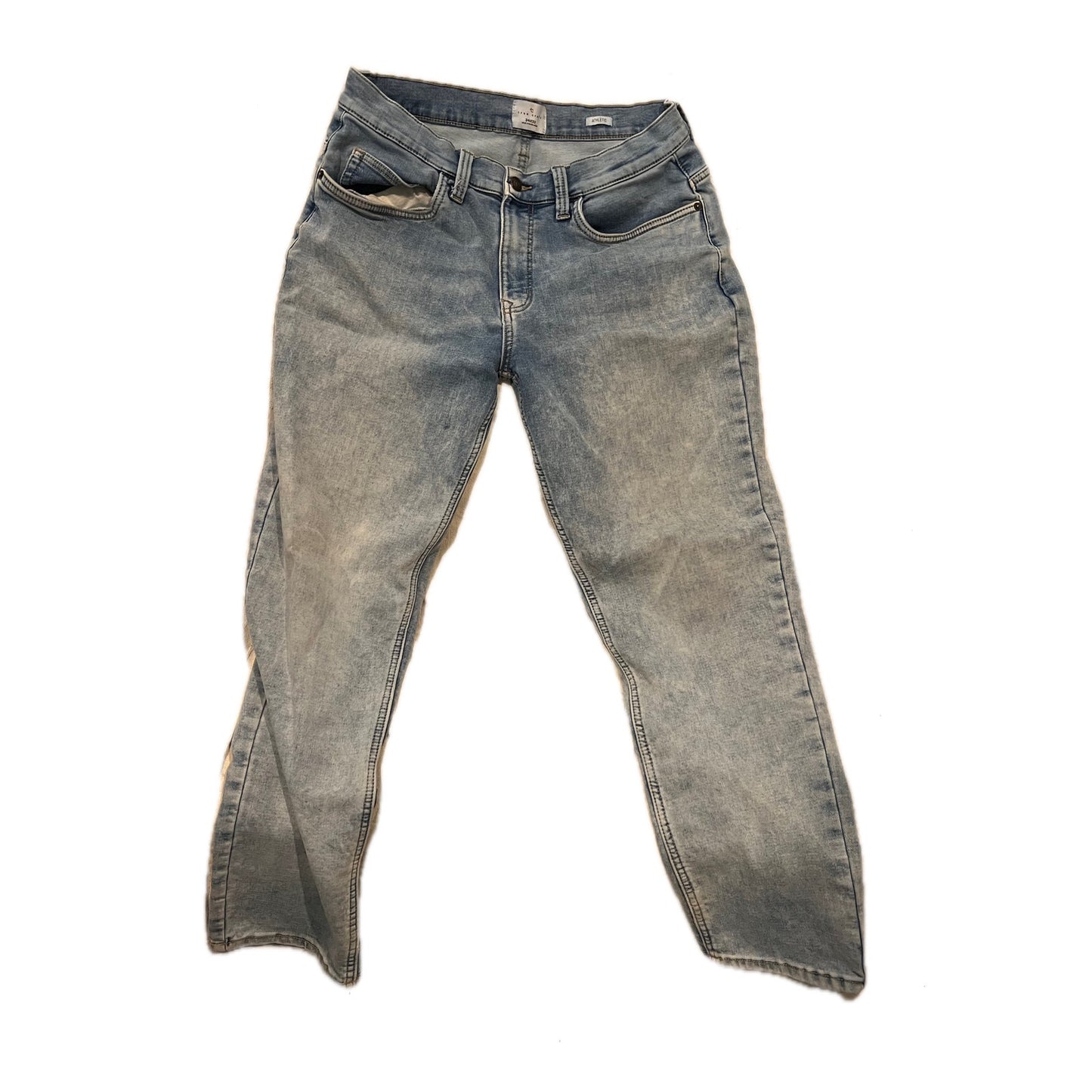 True Craft Athletic Blue Jeans Mens 34x32