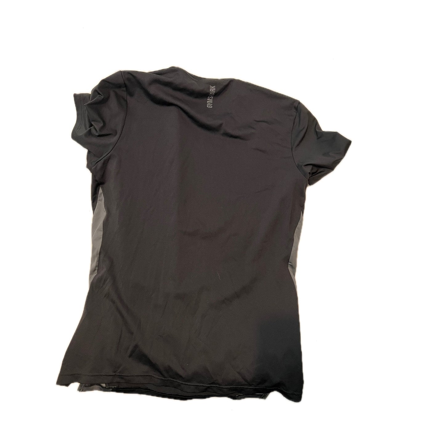 Gymshark Black Gray Sweat Wicking T-Shirt Mens S