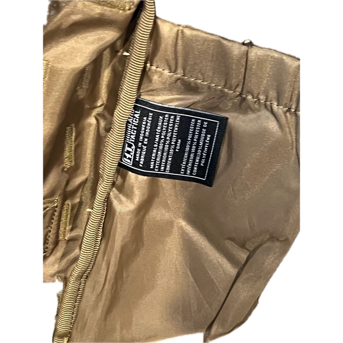 Highland Outdoor Tactical Tan Black Canvas Backpack XL