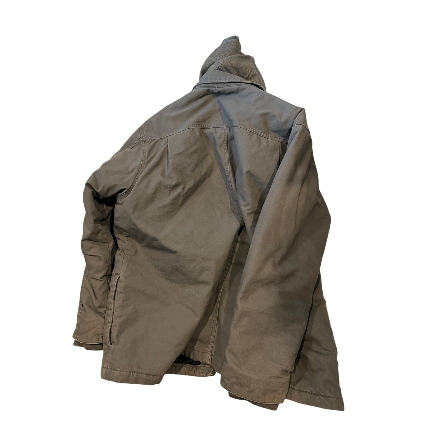 Abrigo con capucha gris de denim Dickies para hombre, talla 2XL