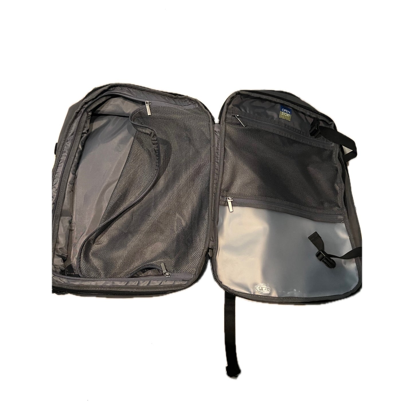 Open Story Signature Traveler Backpack Gray