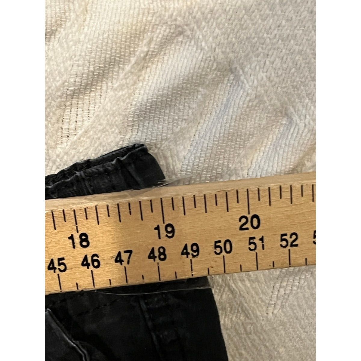 H&M Straight Cargo Black Jeans Mens 40x28