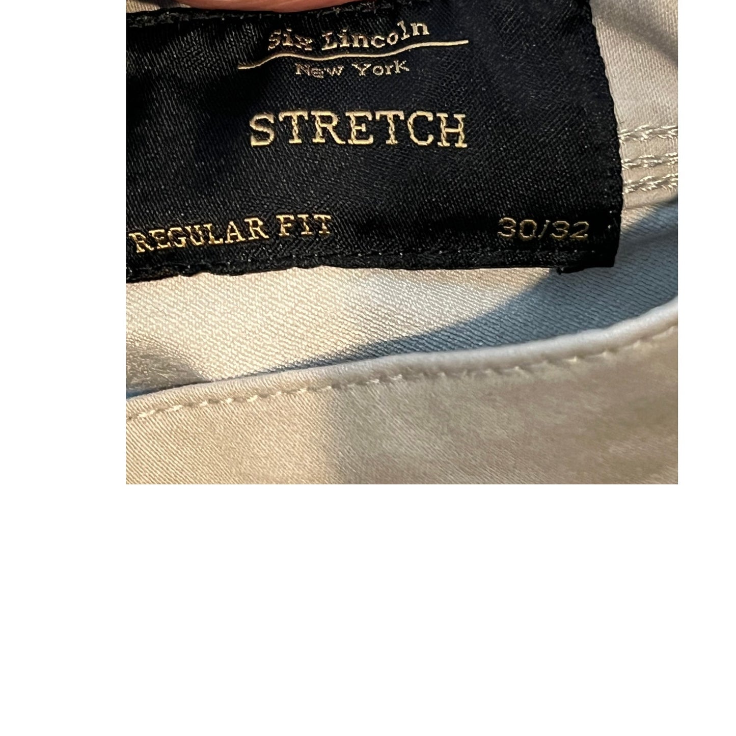 Six jeans Lincoln New York gris coupe droite 30x33
