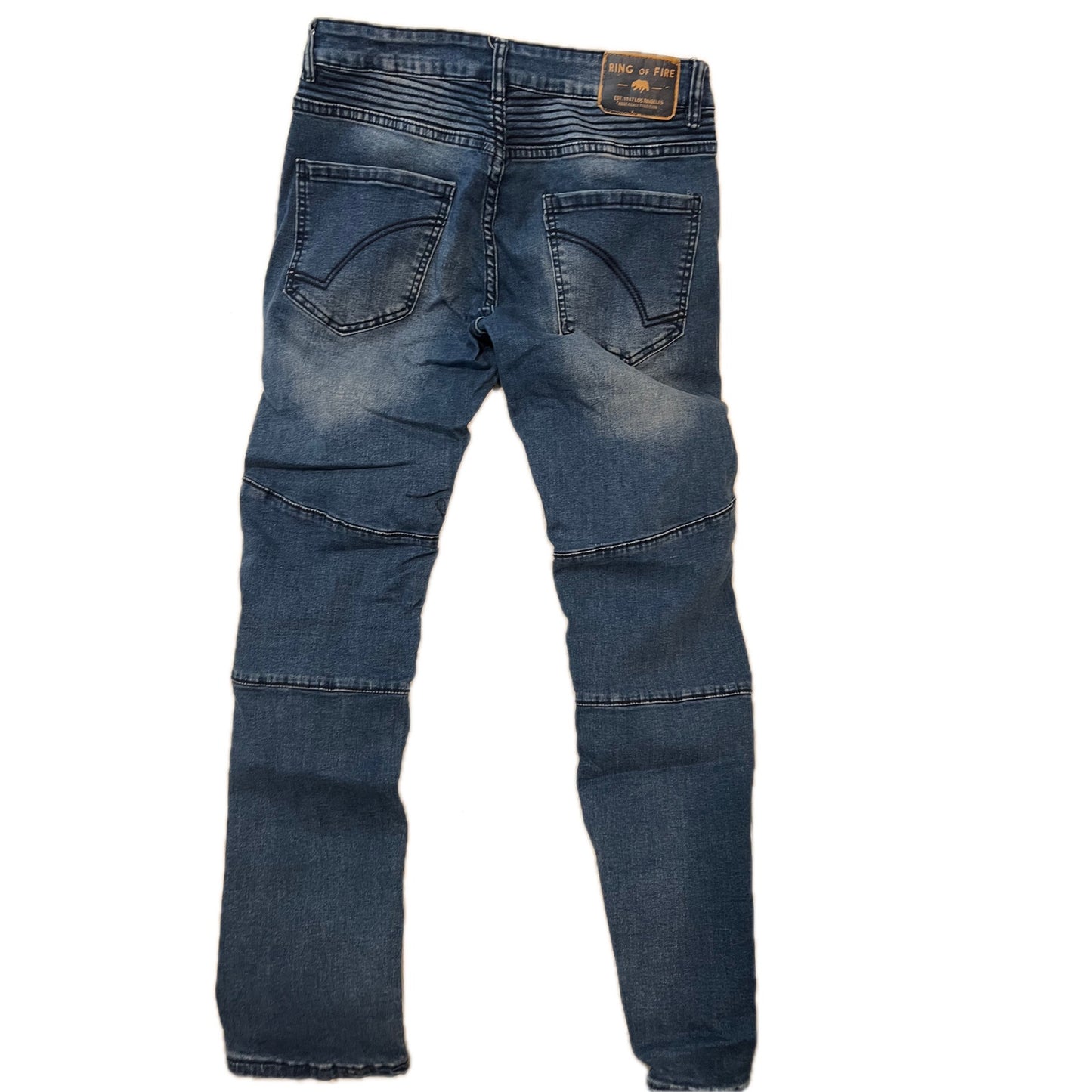 Ring Of Fire Slim Fit Ribbed Jeans Mens 30x30