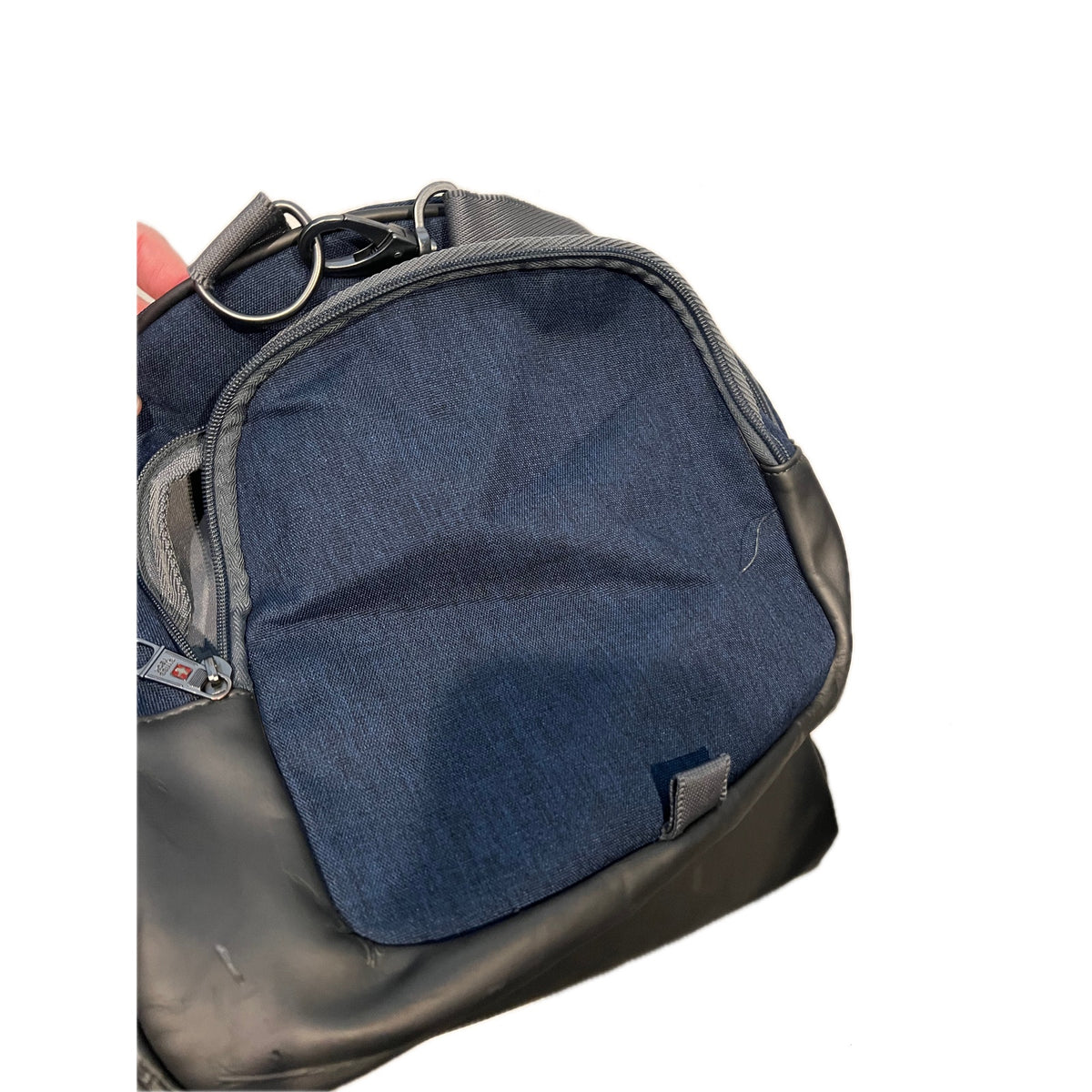 Swiss Tech BLUE Grey Duffel Bag 20X10X10