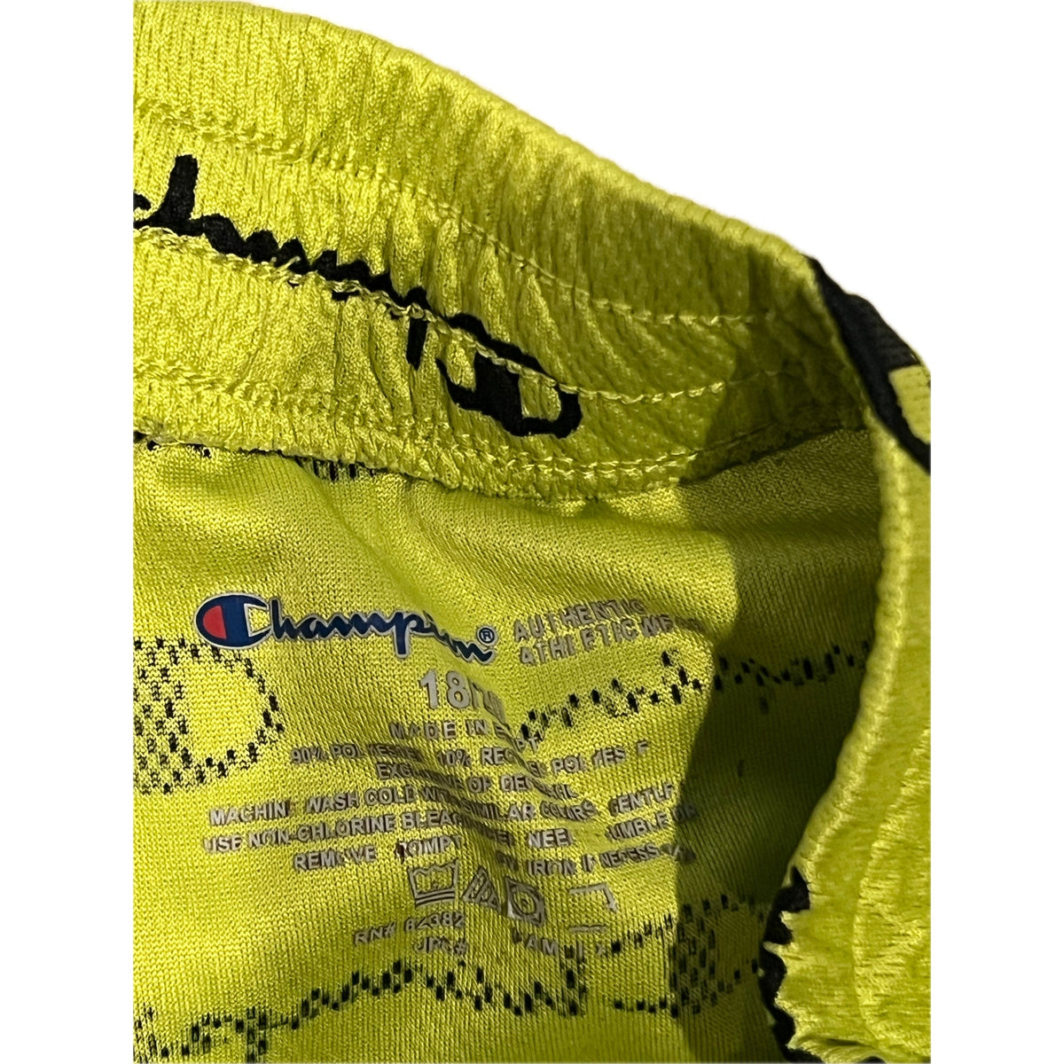 Champion Yellow Training Shorts Womans XXL 18