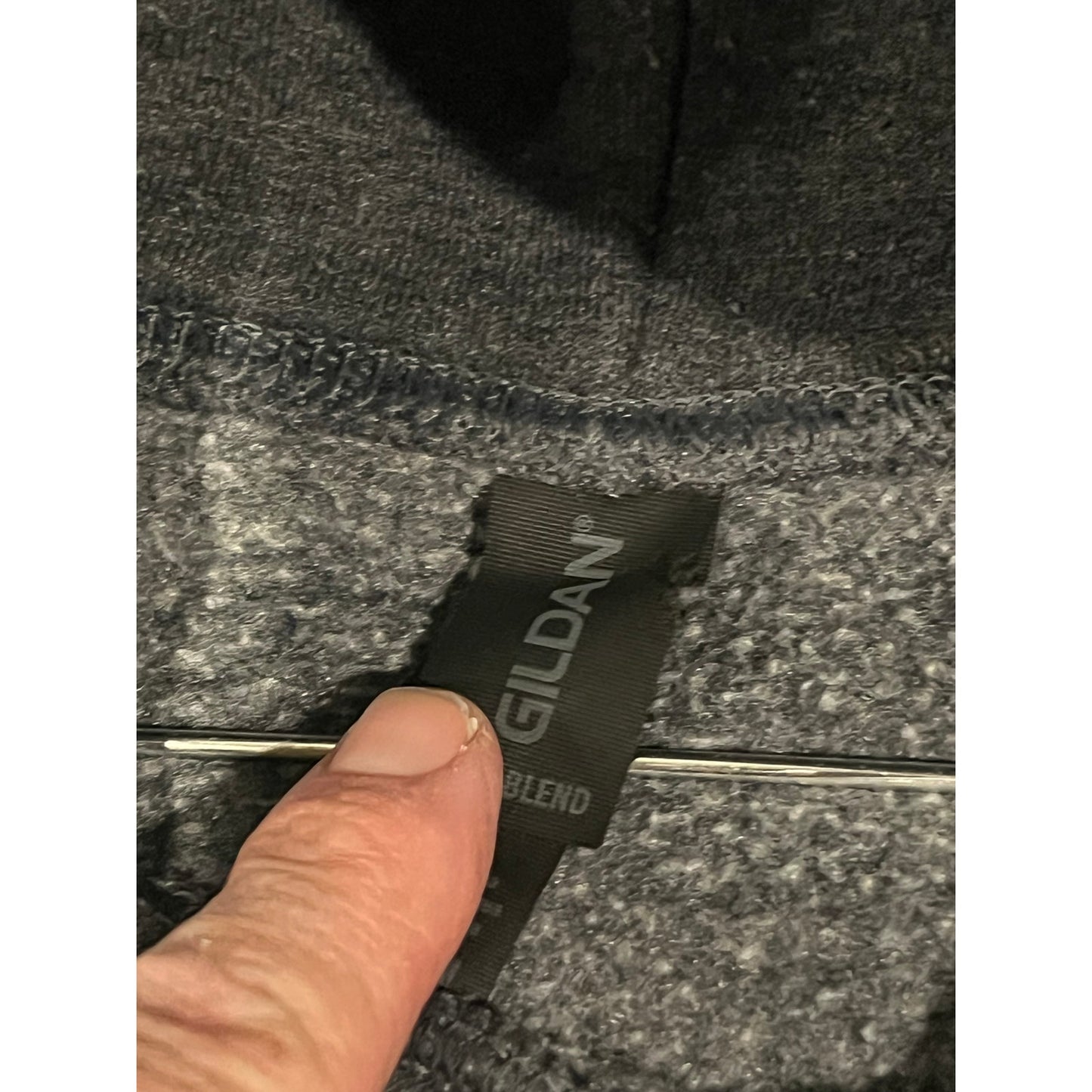 Sweat à capuche AMMPS gris anthracite pour homme, taille M