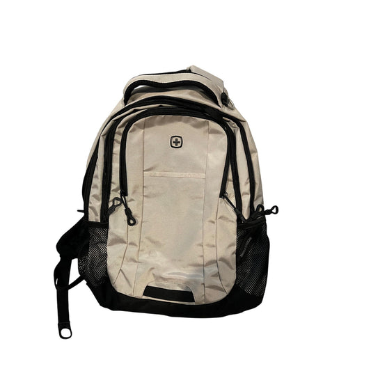 Sac à dos pour ordinateur portable Swiss Gear Cecil, noir et blanc