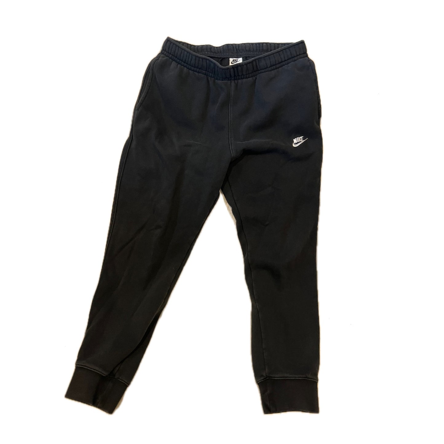 Nike Black Cuffed Ankle Sweat Pants Mens Size L