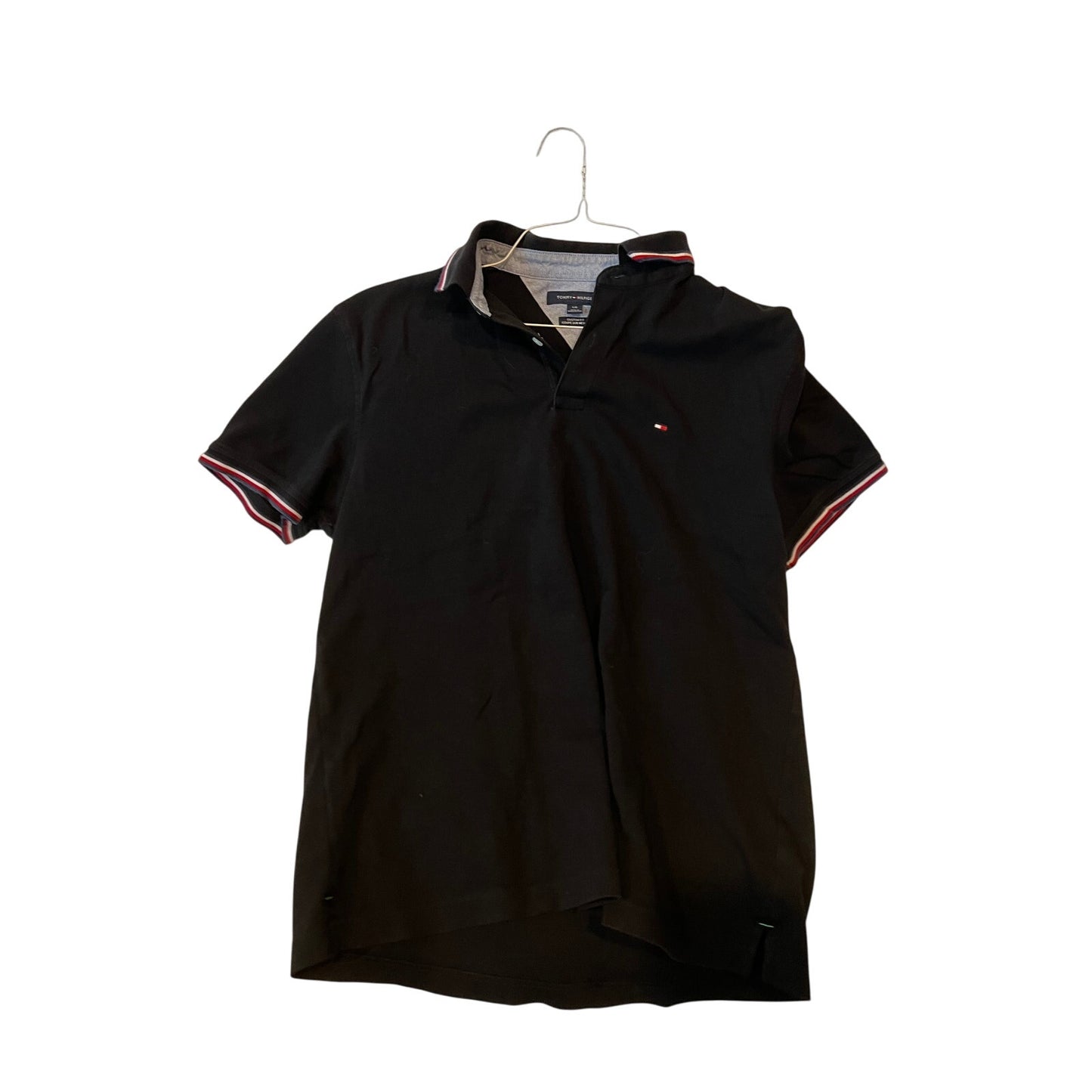 Tommy Hilfiger Custom Fit Navy Polo Shirt Mens L