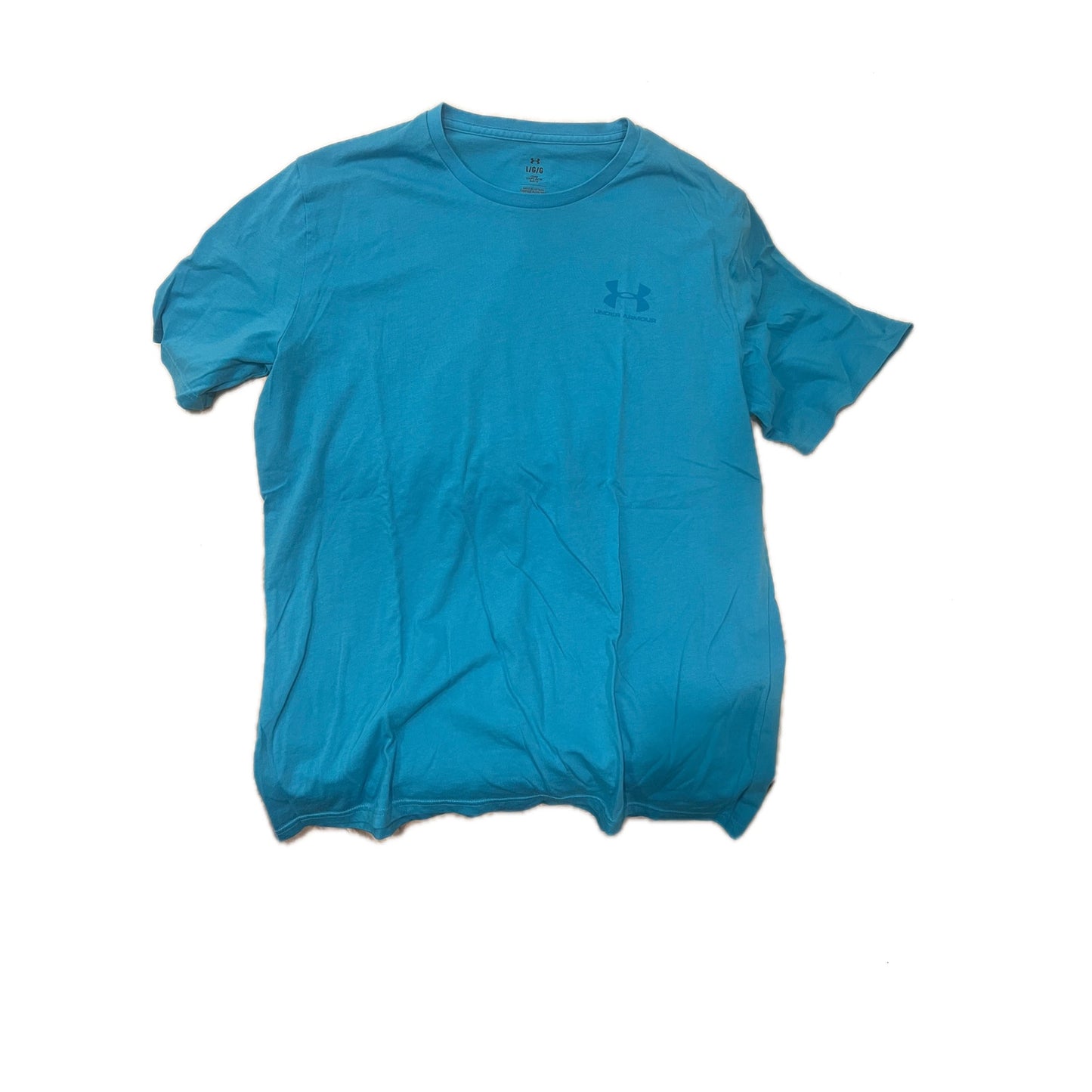 Under Armour Loose Teal Blue T-shirt Mens L