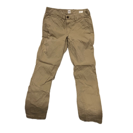 The Gap Athletic Fit Tan Flat Front Chinos Mens 32x32