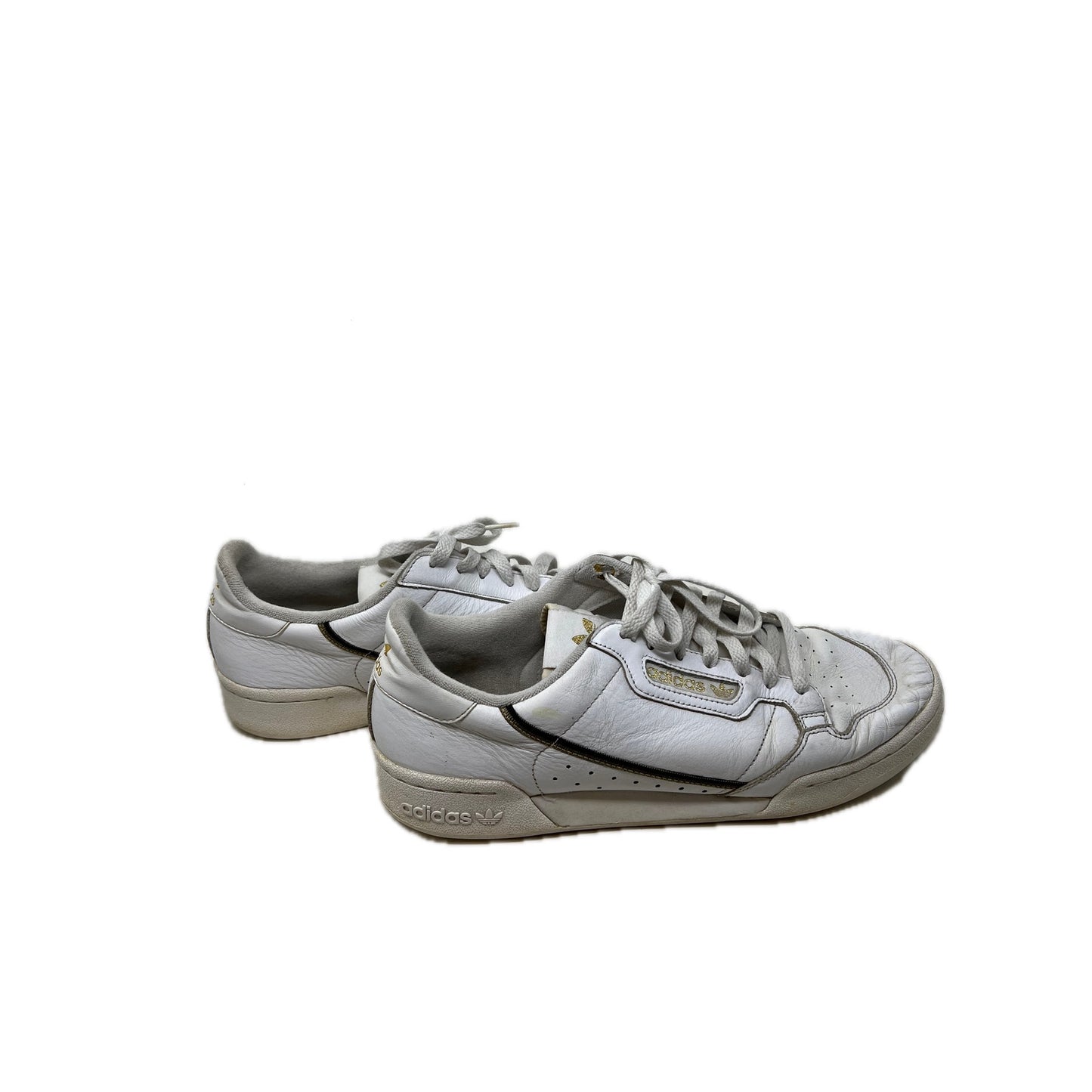 adidas Continental 80 Gold Metallic Sneakers Mens 11.5