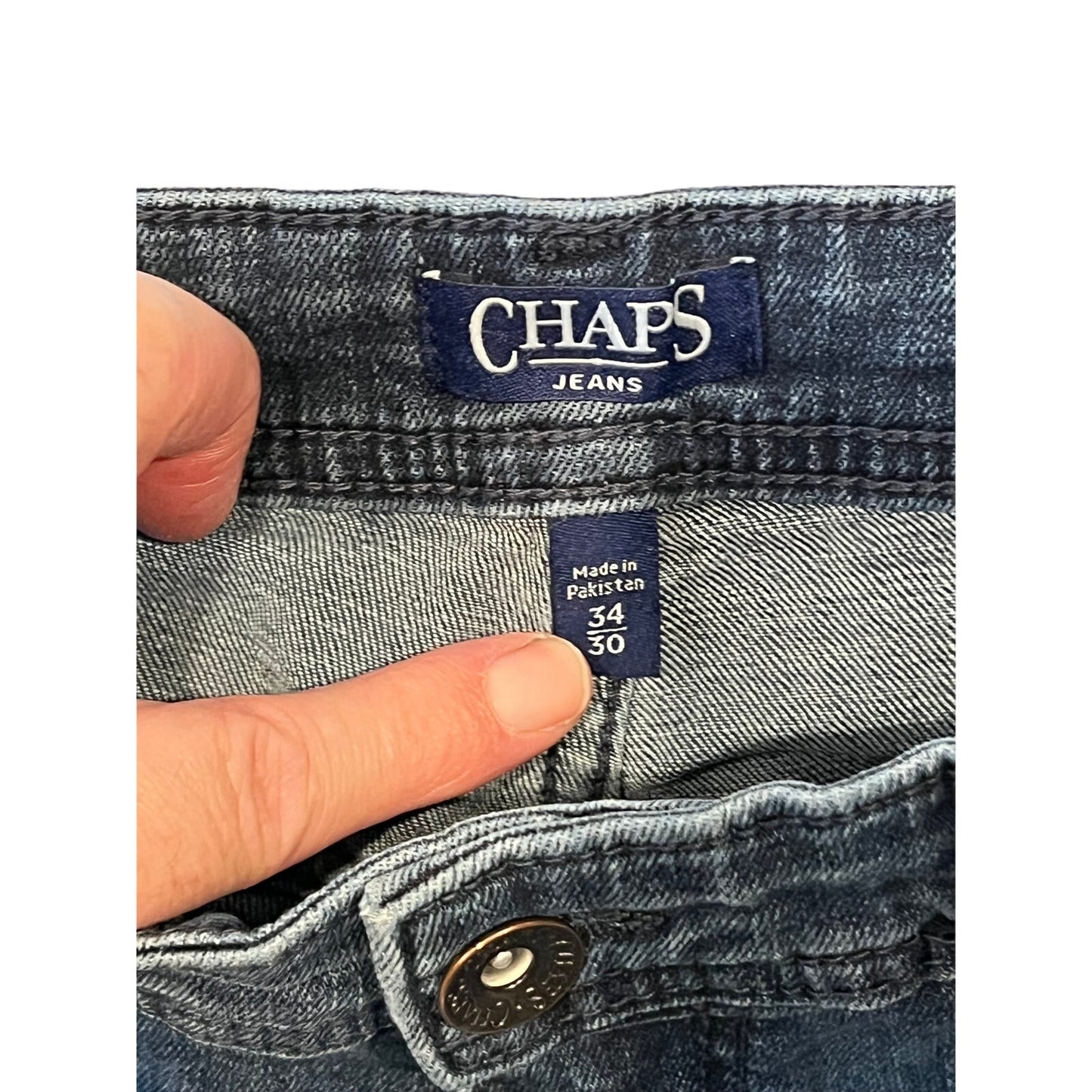 Chaps Slim Straight Fit Jeans Mens 34x30