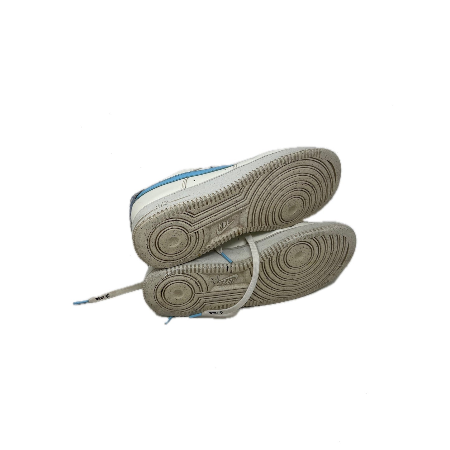 Nike Air Force 1 Low 07 LV8 82 Dble Swoosh Med Blue Mens 9.5