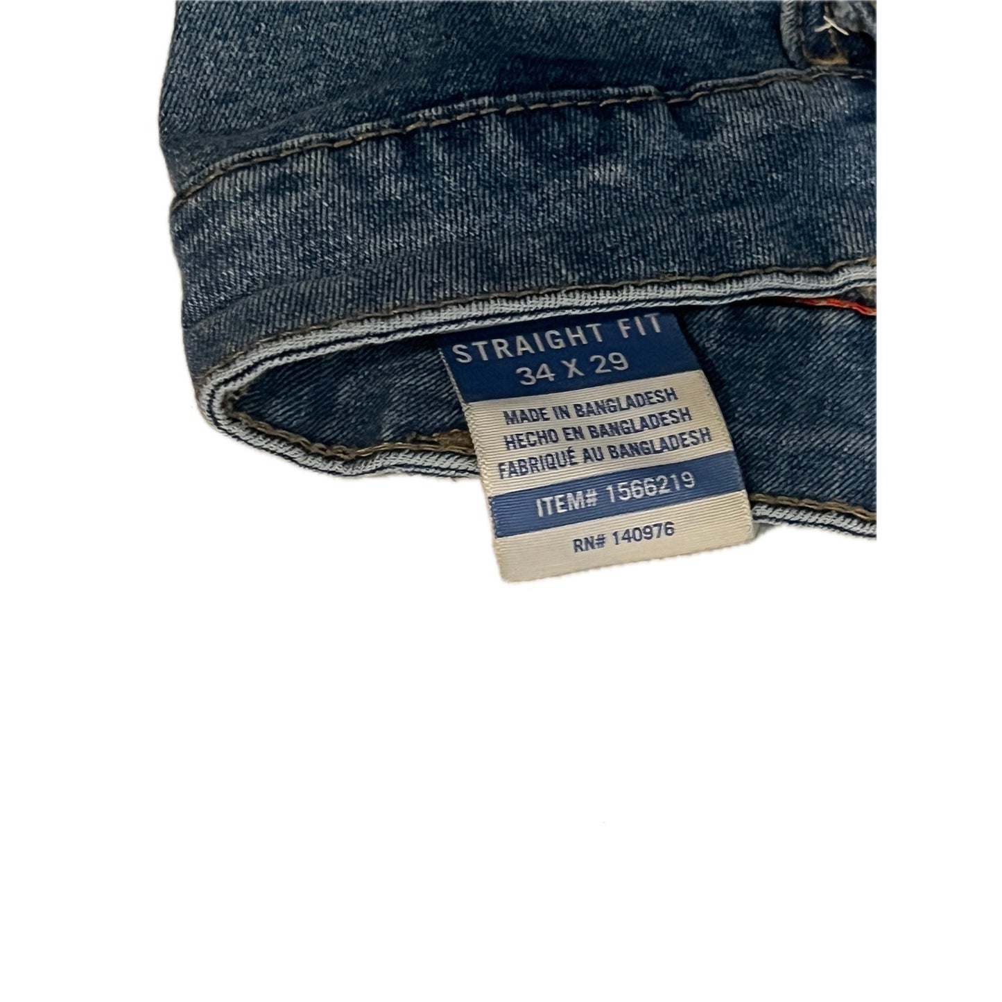Izod Blue Straight Fit Jeans Mens 34x29