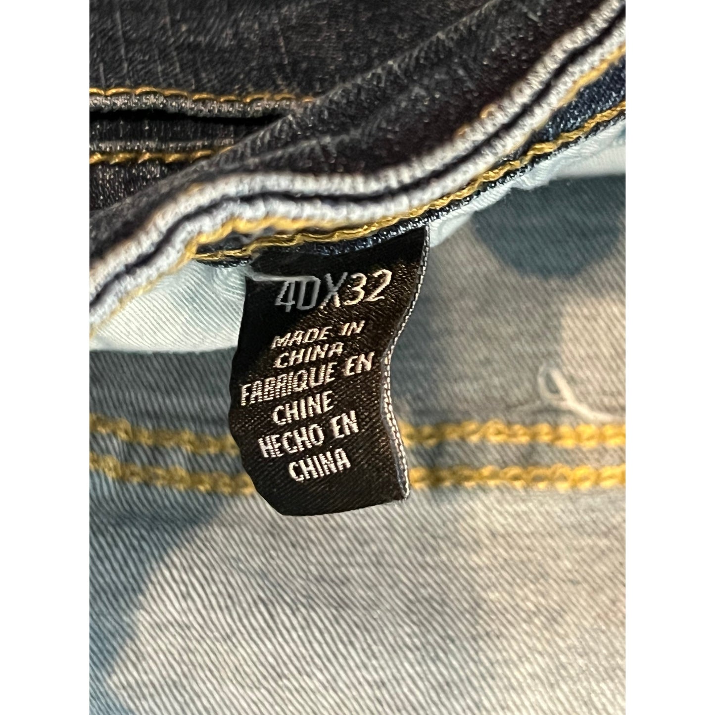 Kenneth Cole Jeans de corte regular para hombre 40x32