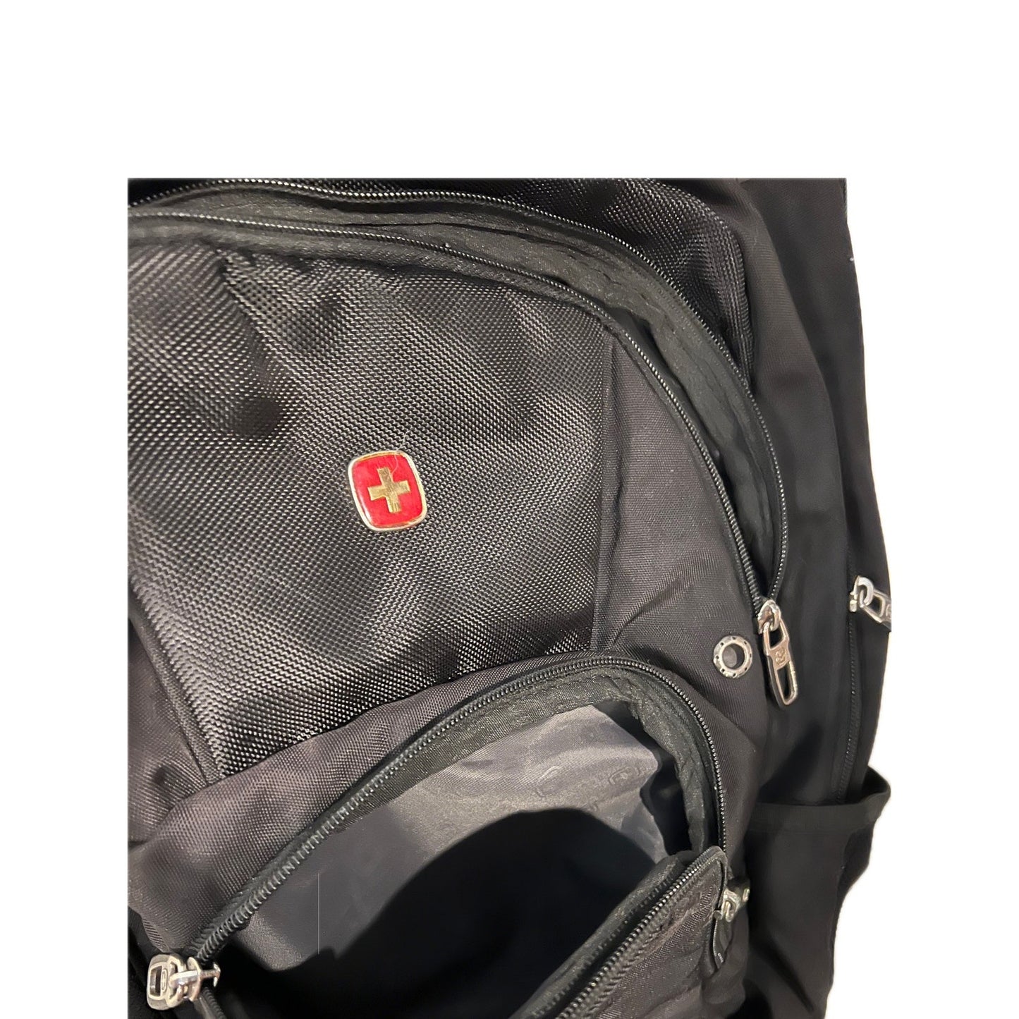 Swiss Gear 3760 Laptop Backpack Black Red