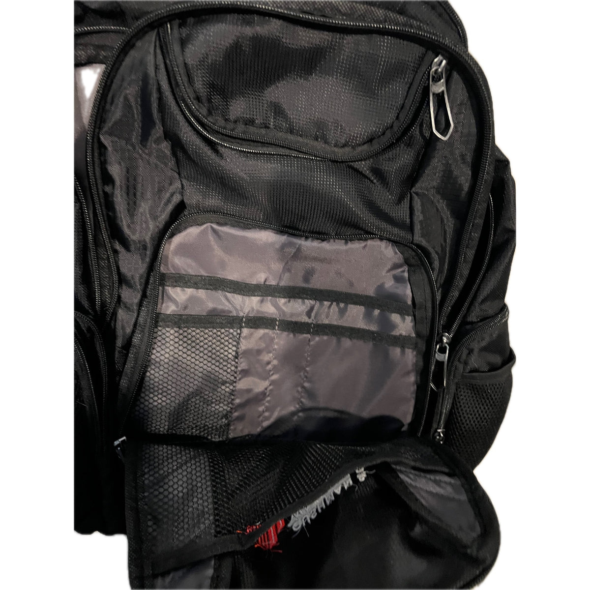 Water Resistant 17" Laptop Backpack Black w Corp Logo