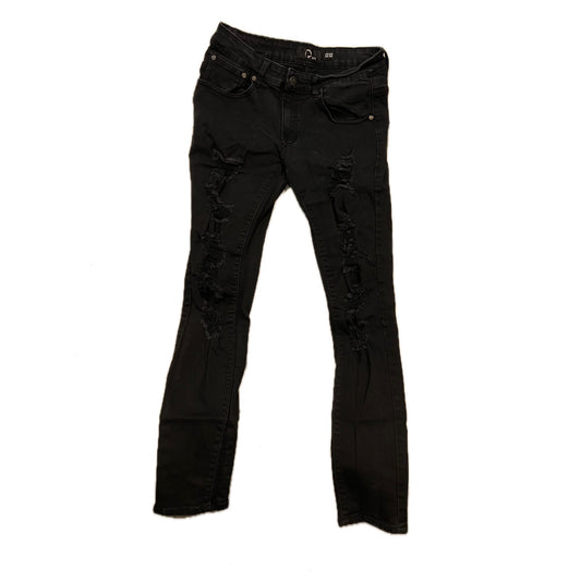 RPM Black Slim Cut Jeans Mens 32x32