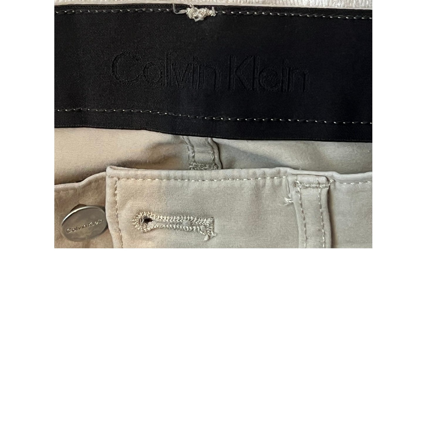 Pantalon Chino Beige Homme Calvin Klein 30x29