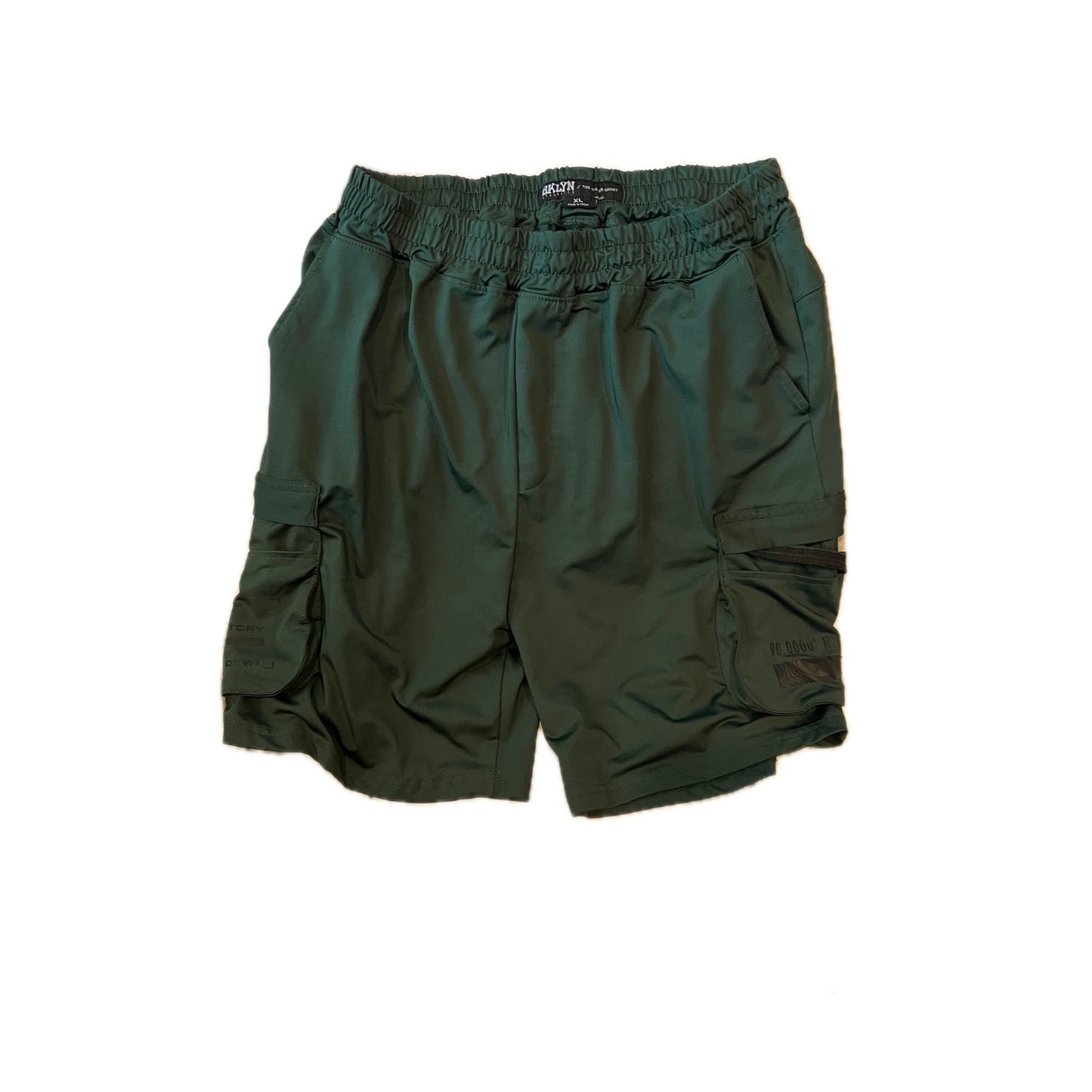 Brooklyn Clothing Knit Jogger Short Zippered Pockets Mens M