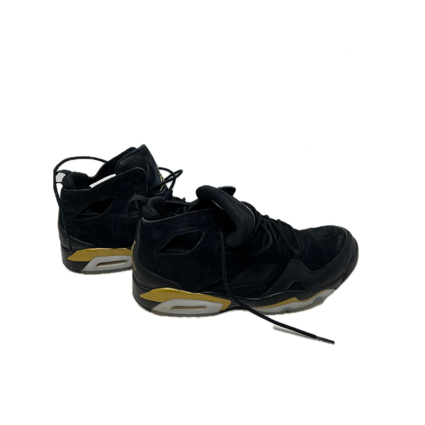 Nike Jordan Flight Club 91 Black Metallic Gold 2021 Mens 11