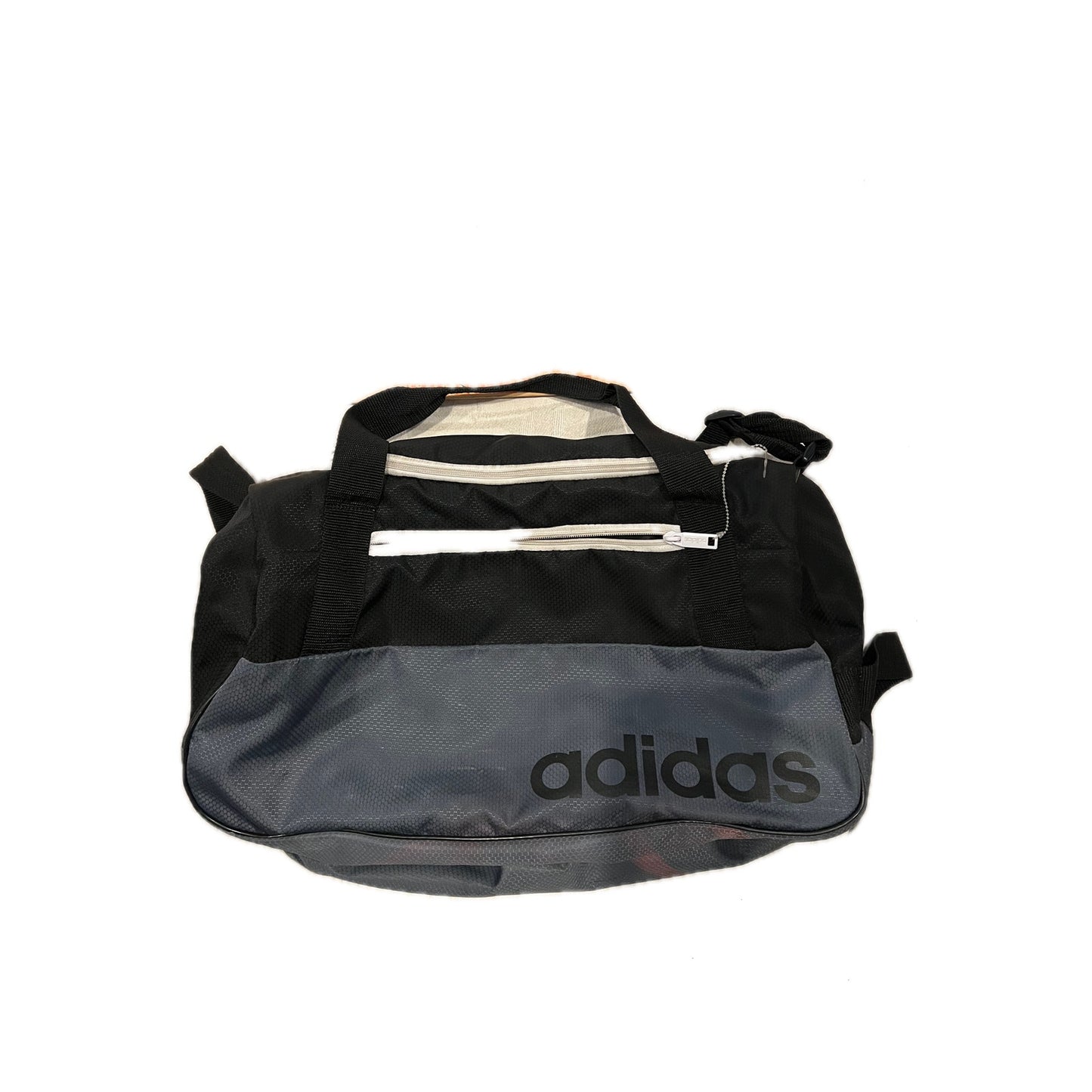 Adidas Defender Small 16"x10"x8" Black Gray Duffel Gym Bag