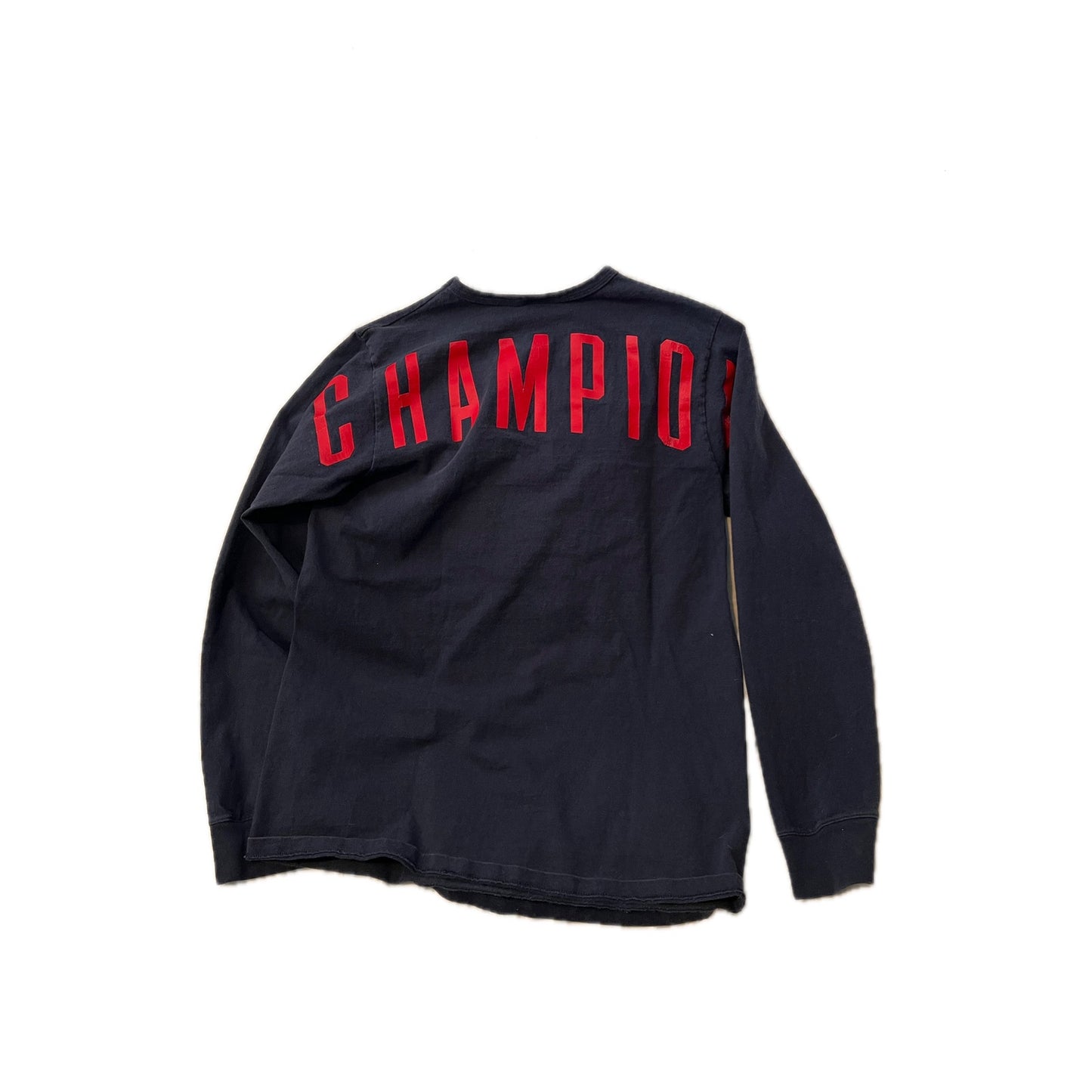 T-shirt à manches longues Champion bleu homme taille L