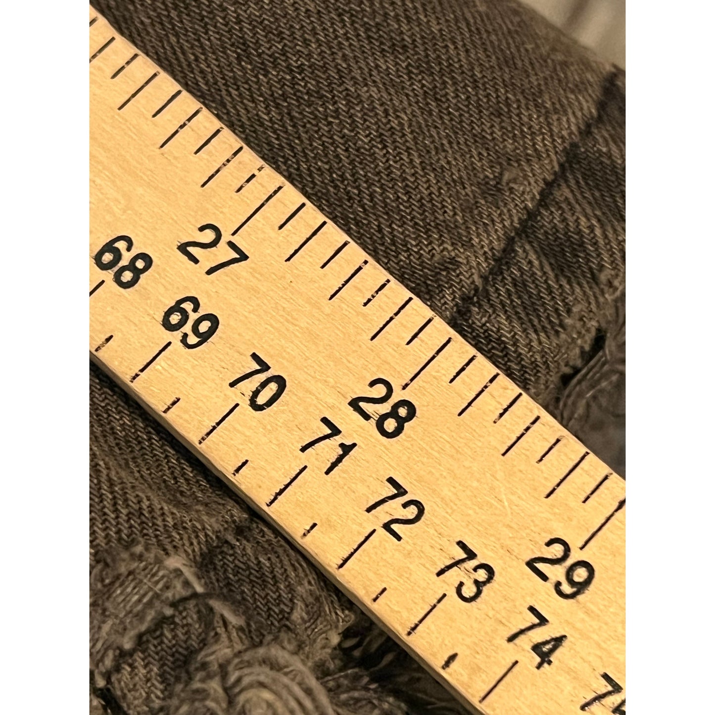 Cotton On Ultra Baggy Black Distressed Cargo Jeans 32x28