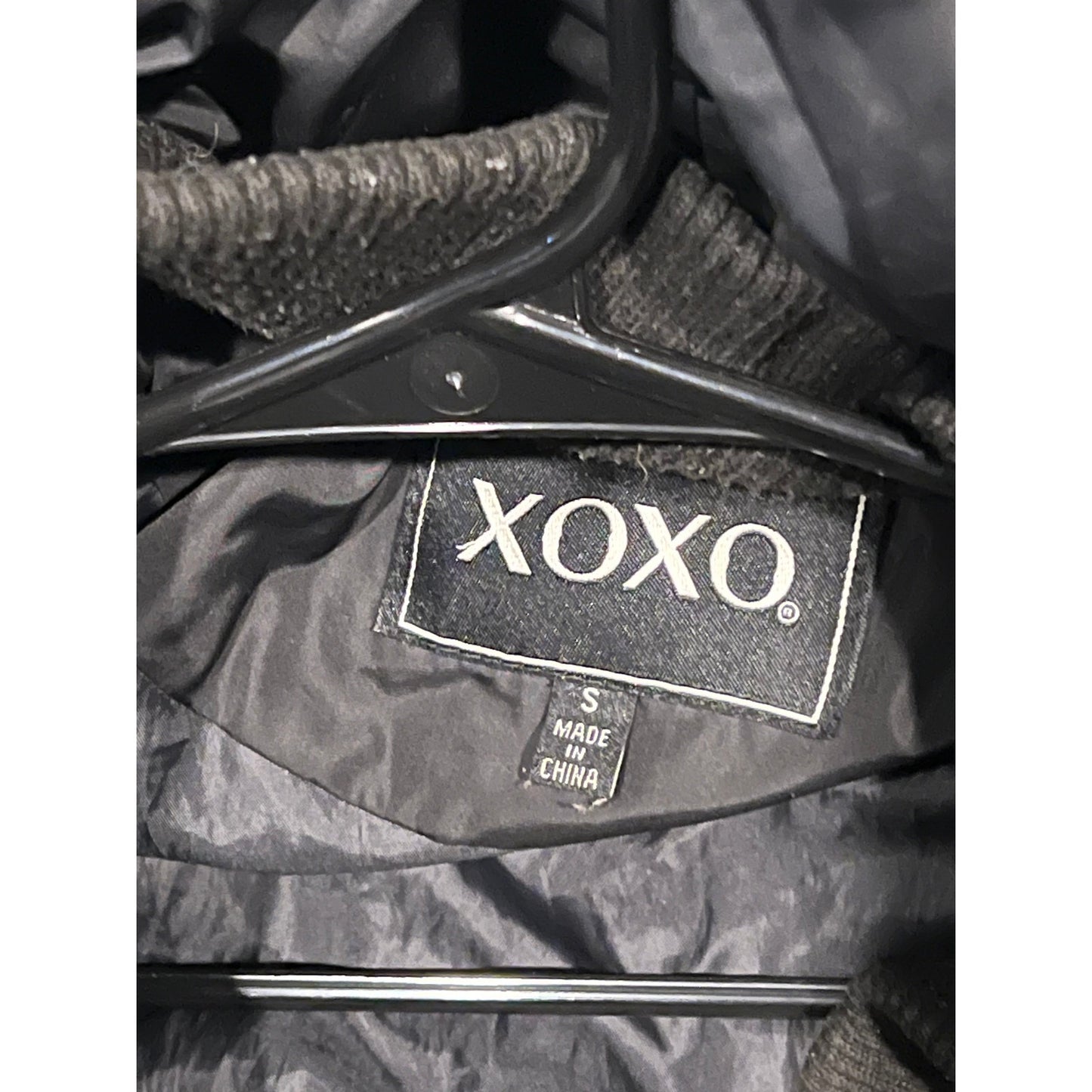 XoXo Parka matelassé à capuche en fausse fourrure Femme Petite