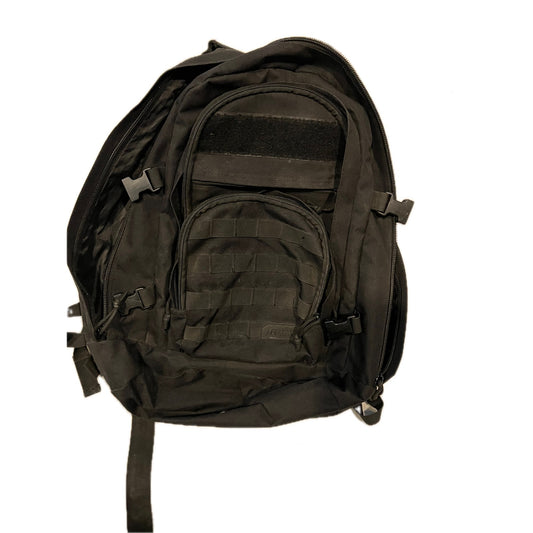 Mochila de Lona XL Highland Tactical Roger Negra