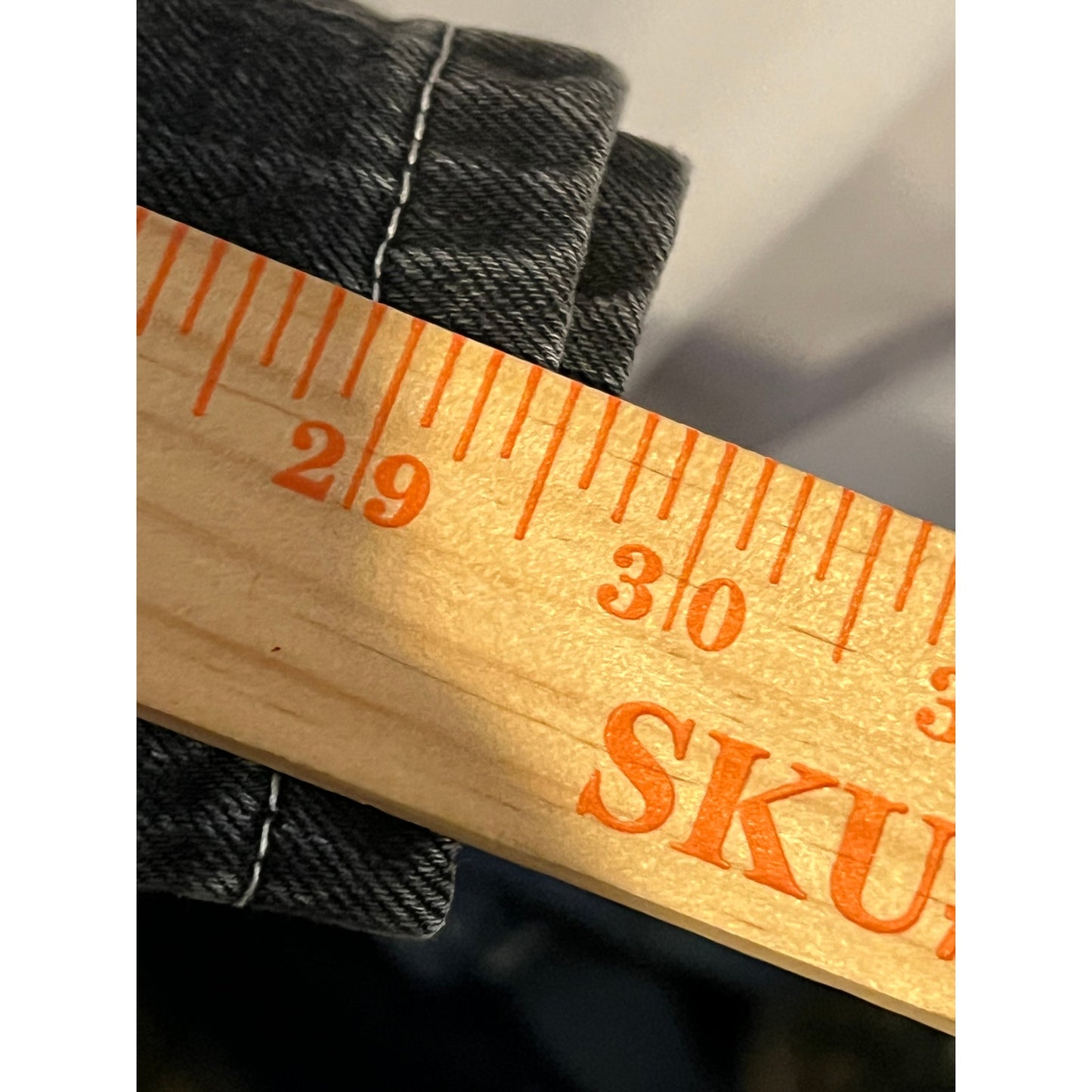 8THWNDR Washed Loose Black Skater Carpenter Jeans 34x30